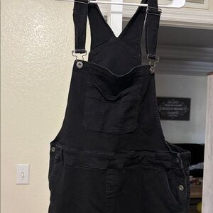 Torrid Black Denim Overalls
